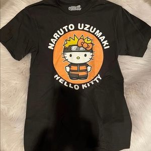 New Hello Kitty x Naruto T Shirt